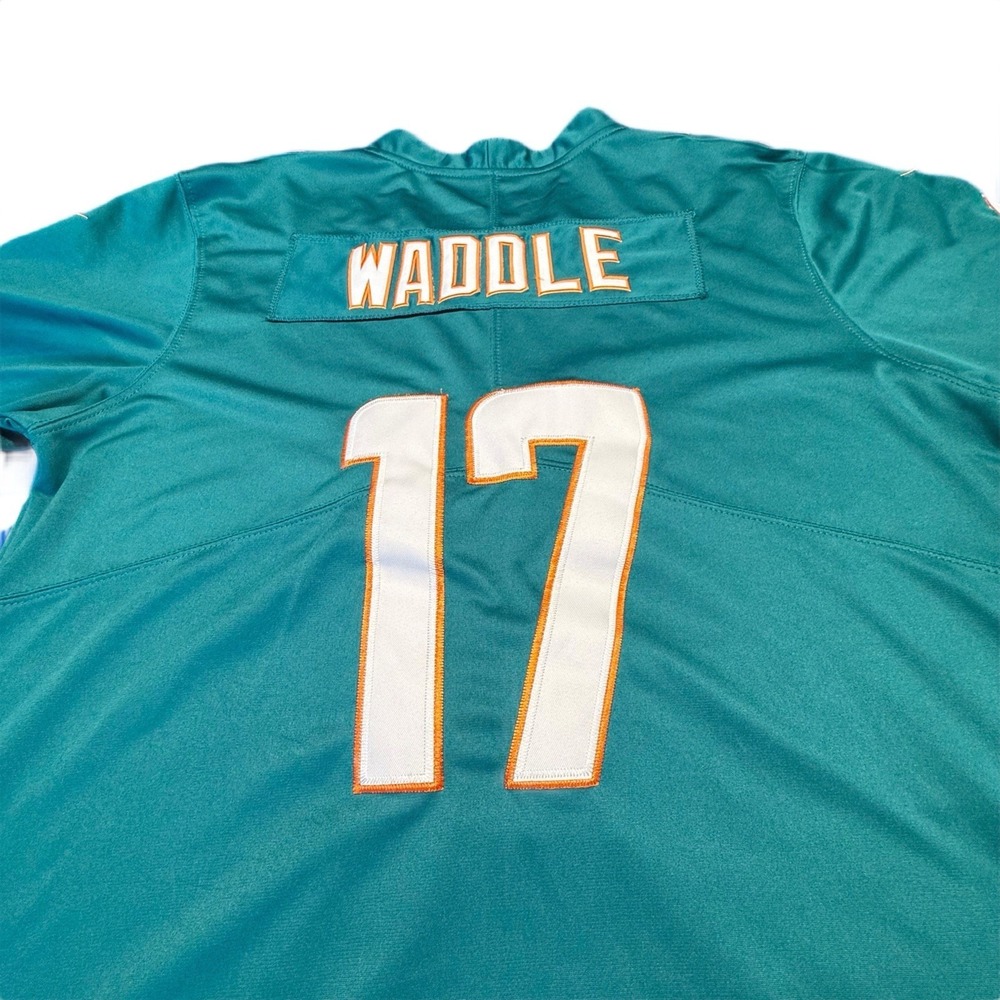 Nike NFL Miami Dolphins Jaylen Waddle #17 On Field Jersey Men's‎ Medium Stitched - Picture 8 of 10